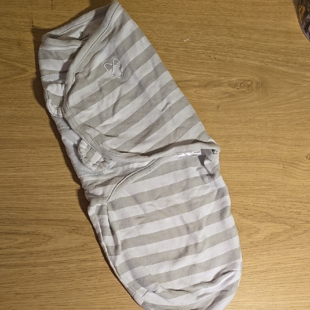 Swaddle Me- Striped Baby Swaddle Blanket SM/MED